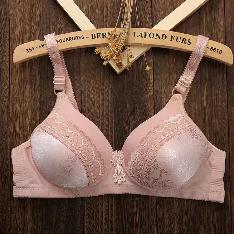 

Тонкое нижнее белье без стального кольца, женский милый сексуальный кружевной однобортный однобортный легкий дышащий бюстгальтер с декоративной каймой, непровисающий бюстгальтер 42/95 темно-серого