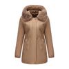 Women's Hooded Coat Ladies Winter Cotton Coat Thickened Warm Jacket