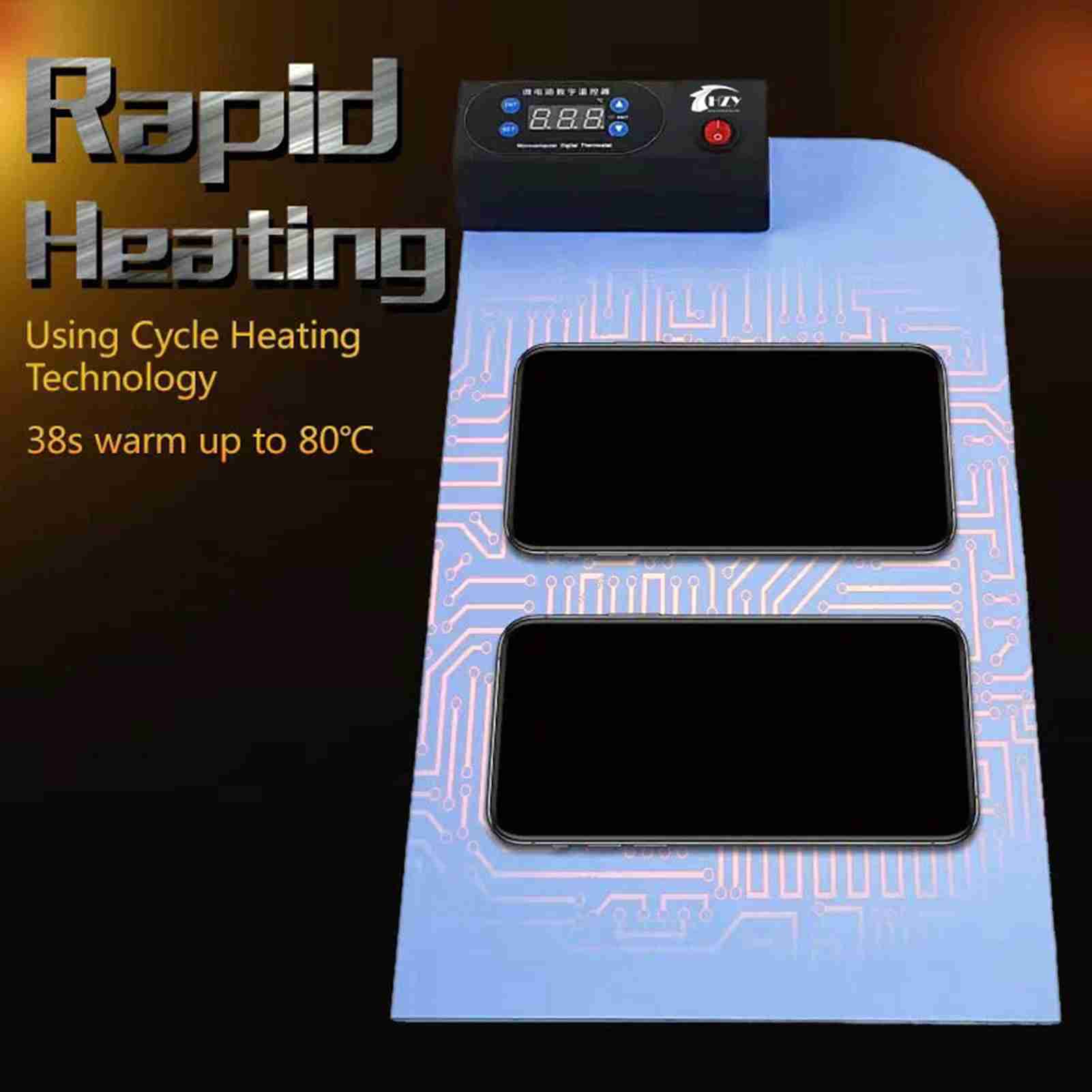 

CPB Heat Pad Repair Tool Нагревательная пластина - Машина для разделения ЖК-экранов смартфонов, встроенный подогрев EU Plug