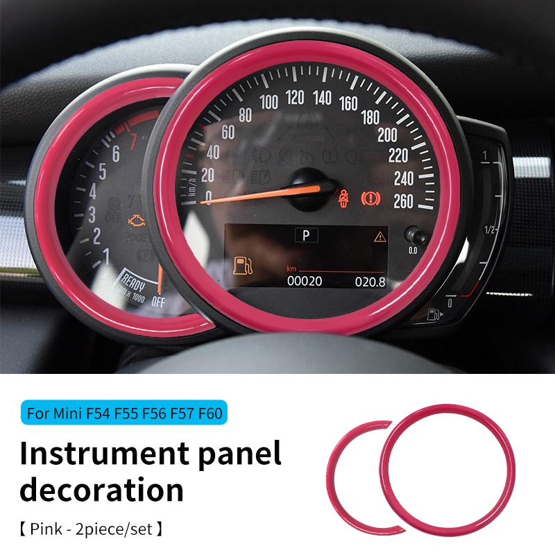 Car Tachometer Decoration Cover For MINI Cooper S F54 F55 F56 F60 Countryman Dashboard Panel Frame Cover Trim Car Accessories