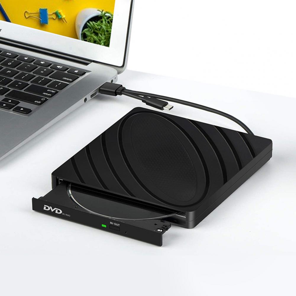Useful DVD Burner Adapter  Strong Compatibility Universal External Optical Drive  USB3.0 Type-C Driver-free DVD Burner Adapter
