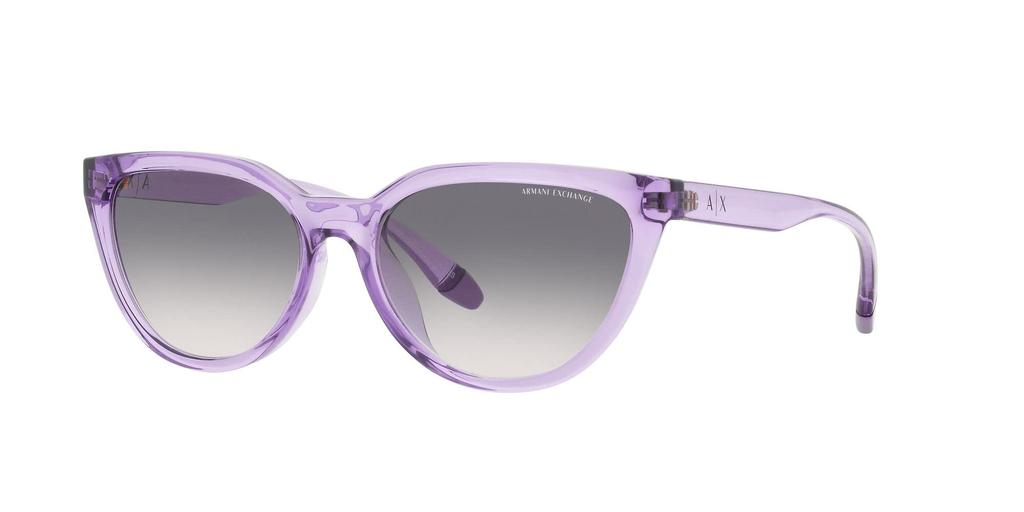 Sunglasses AX4130SU SHINY TRANSPARENT PURPLE GRADIENT BLUE Lens 56 [Armani Exchange] Frame/CLEAR