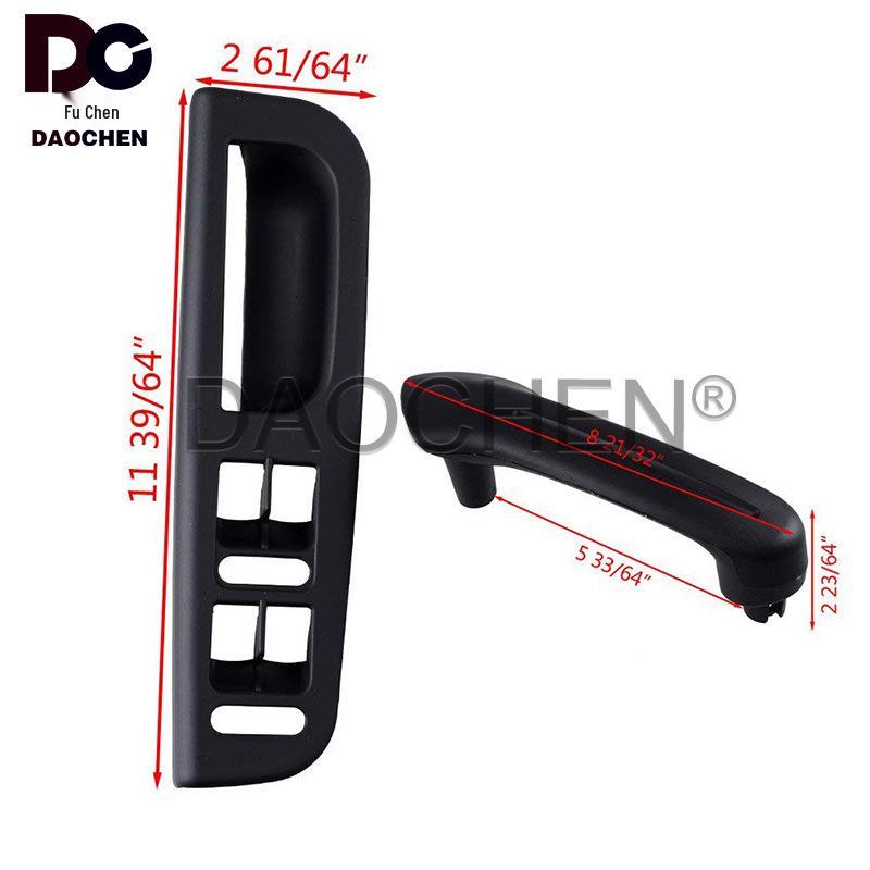 Mâner interior de ușă și panou comutator geam pentru VW Jetta/Bora/Golf MK4 (3B1867171E)