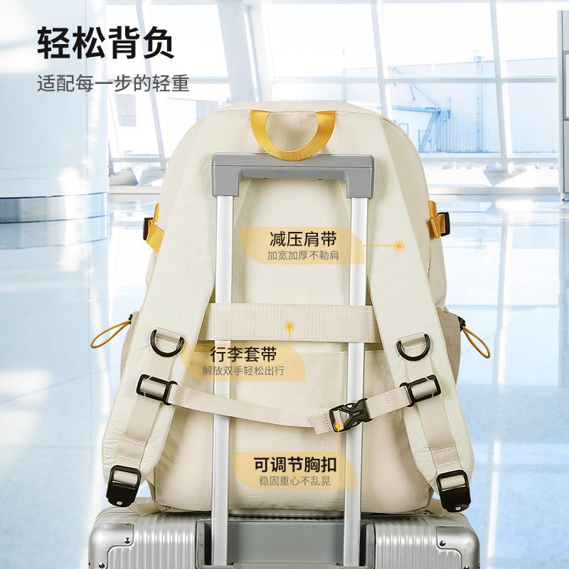 New men's and women's large-capacity outdoor sports mountaineering bags, backpacks, women's travel lightweight campus, junior high school students