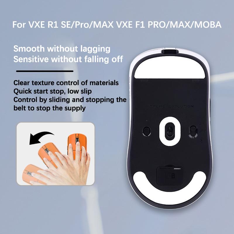 Mouse Foot Sticker For Vxe R1 Se/Pro/Max/For Vxe F1 Pro/Max Gaming Mouse Non-Slip Pad E-Sport Gamer Accessories