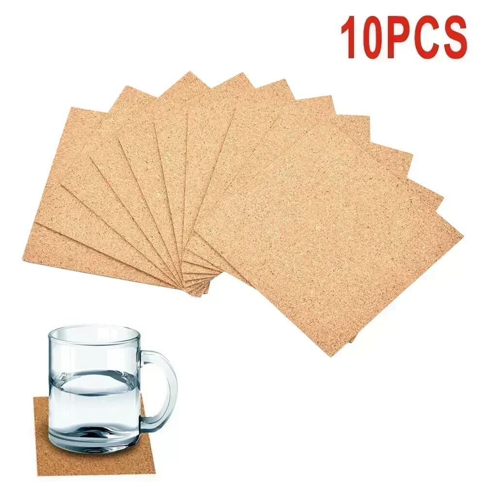 Pad Cork Mat Dining Garden Replace Replacement Accessories 100 X 100 X 1mm Cork DIY For Home Mat Self-adhesive
