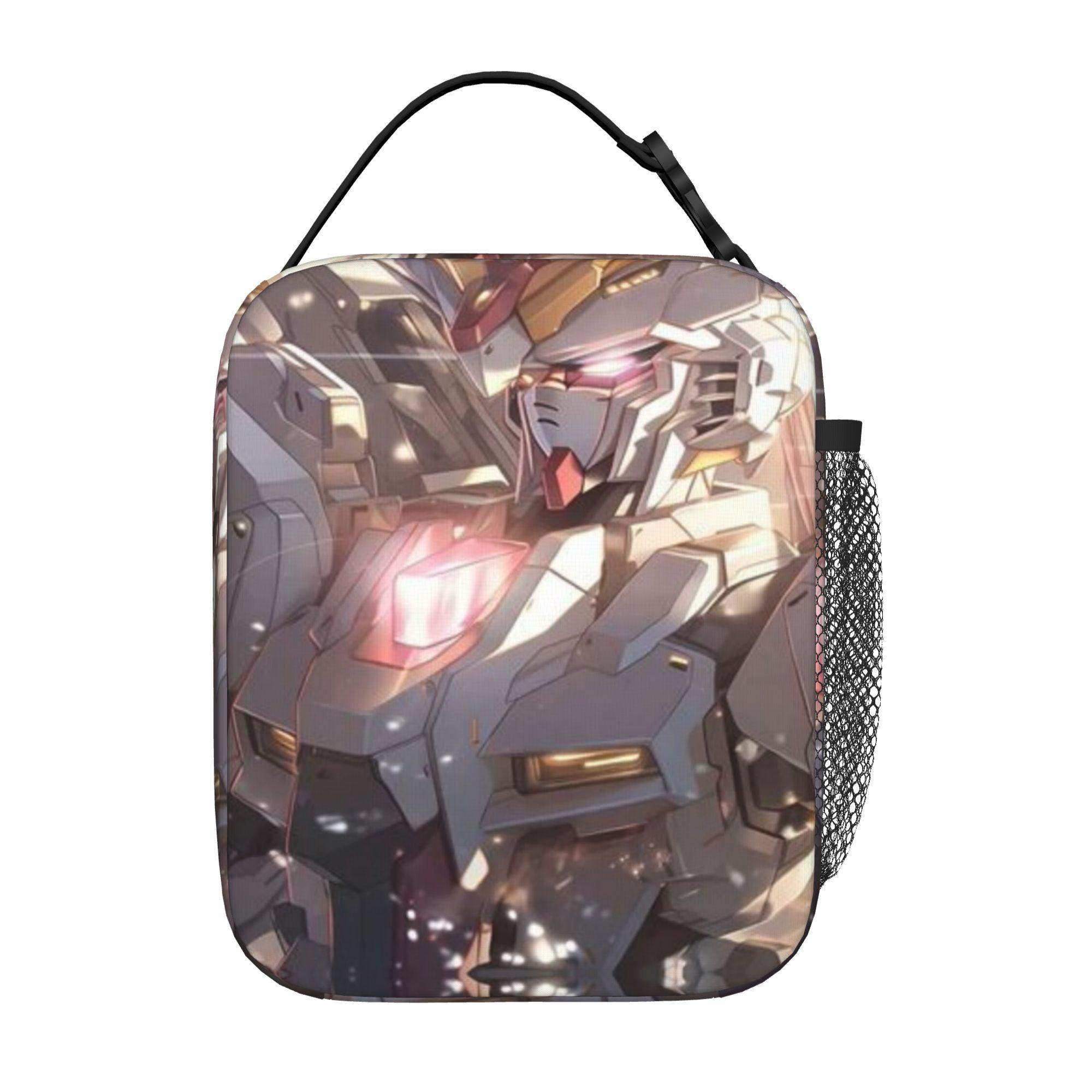 Back to school seasonGundam Handbag Shining Robot New Harajuku Design Multi-Function Heat Preservation Lunch Bag One Size