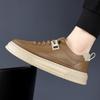 Luxury Brand Mens Casual Shoes Genuine Leather Business Oxford Shoes Antiskid Wear-Resistant Thick Soled  Running Sneakers Shoes