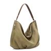 Large capacity canvas tote bag women's early autumn style simple trend lightweight versatile shoulder messenger bag