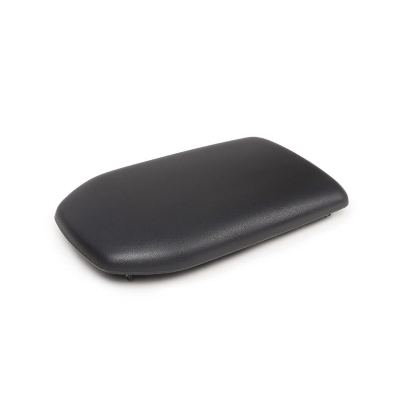 Padded Armrest Lid Cover for Front Center Console OE‑Reference 58204‑02010, Black Textured Seam Finish, Direct Replace Trim for 2019-2024