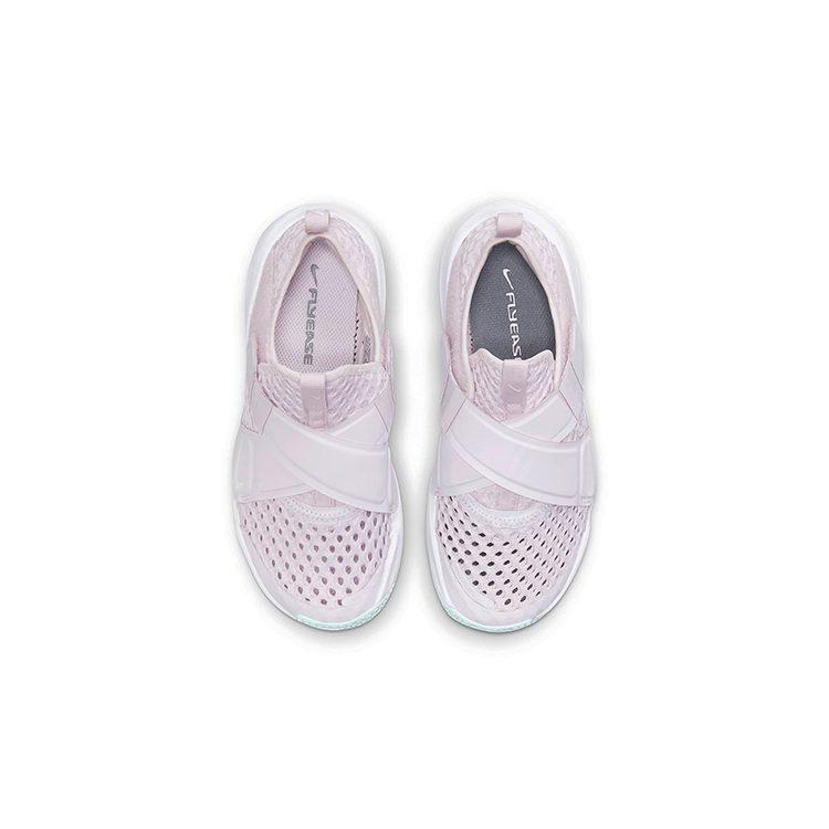 Nike Flex Advance BR Comfortable Slip Resistant Cushioning Breathable Low top Kids' Running Shoes Light Pink Kids' DC9370-500