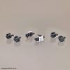 BANDAI SPIRITS 30MM Option Parts Set 12 (Hand Parts/Multi-Joint) 1/144 Scale Pre-Colored Plastic Model - Gray, White.