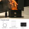 Aroma Diffusor Luftbefeuchter Ultraschall Cool Mist Maker Fogger Led Ätherisches Öl Flamme Lampe Difusor