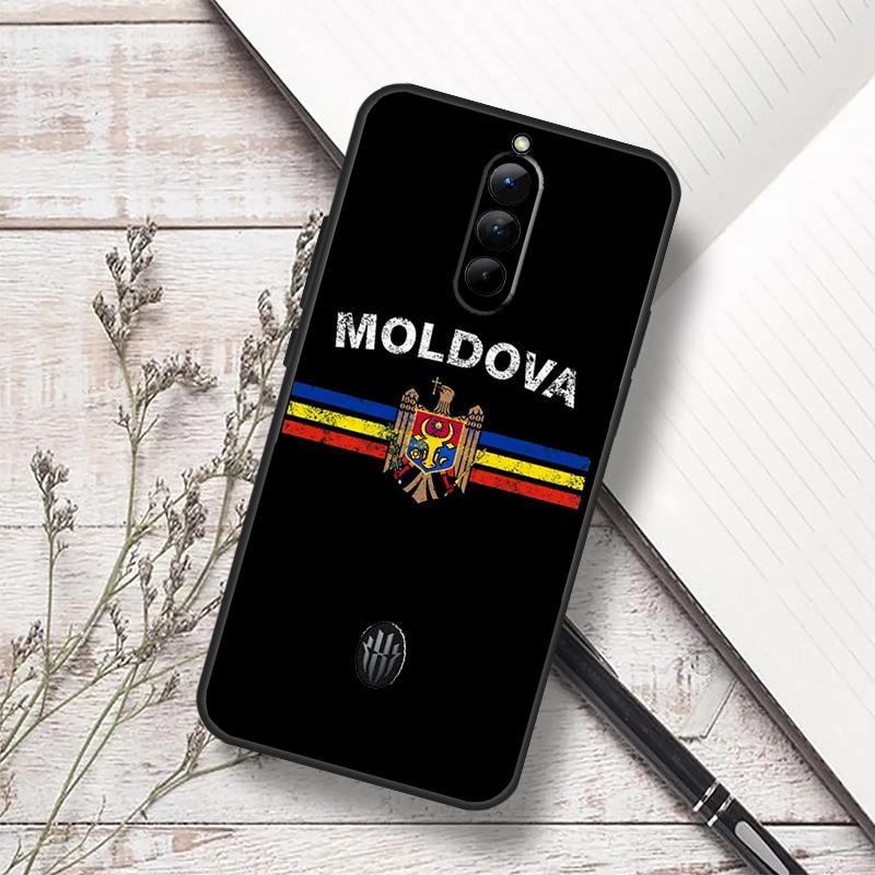 Capa Bandeira da Moldávia Para ZTE Nubia Red Magic 10 Pro 10S 9S 8S 8 9 Pro Plus 6 7 6S 7S RedMagic 10 Air Cover