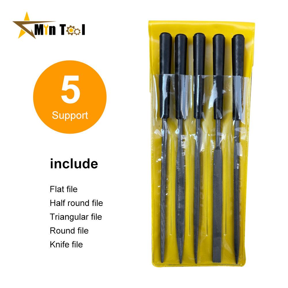 5pcs Diamond Needle File Set DIY Wood Rasp File Needle Jewelry Polishing Carving Diamond FileCeramic Craft Hand Tool