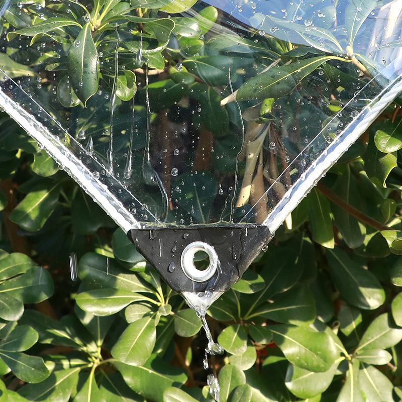 Transparenter wasserdichter Balkon-Regenvorhang Sonnenschutz Windschutz