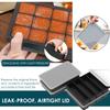 4Pcs Silicone Freezer Trays Ice Cube Molds 4 Long Slot and 15 Small Grid Soup Freezer Container Mold for Bar and Kitchen Gadgets