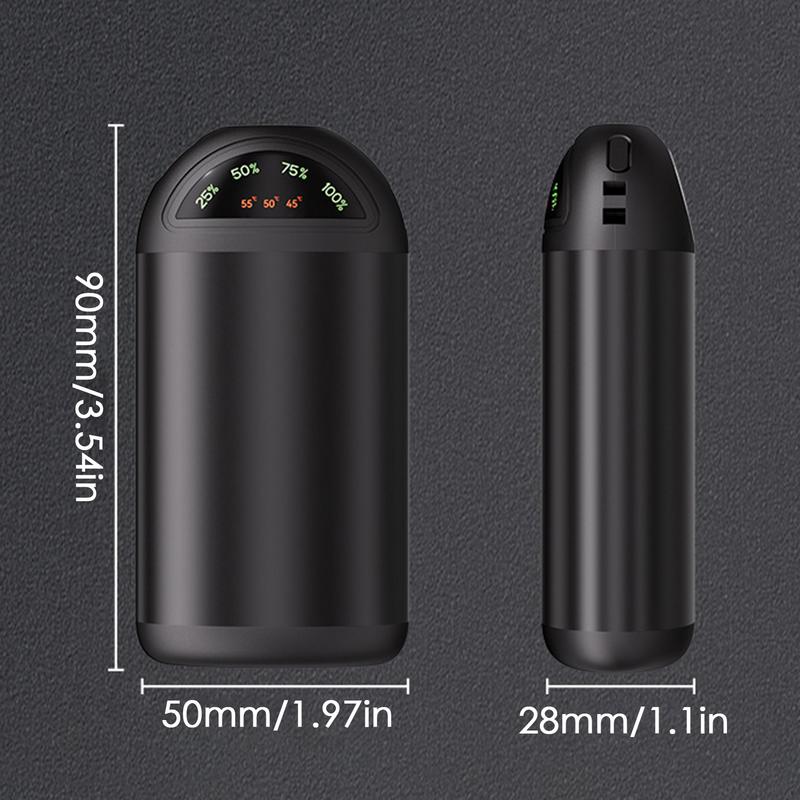 Portable 3In1 Pocket Hand Warmer Double Sided Heating Power Bank Fast Charging Function For Fishing Hiking Skiing Camping