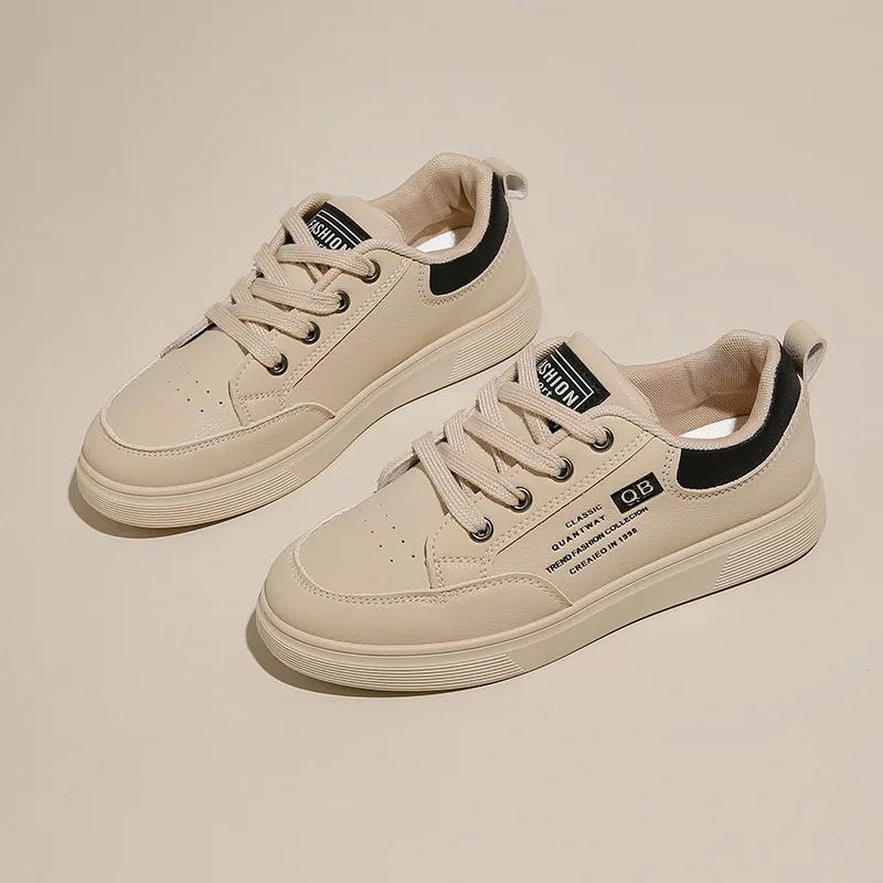 Fashion Women's Shoes Comfortable Anti Slip New Student Casual Sports Shoes Lace Up Outdoor Anti Slip Skateboarding Shoes 2025