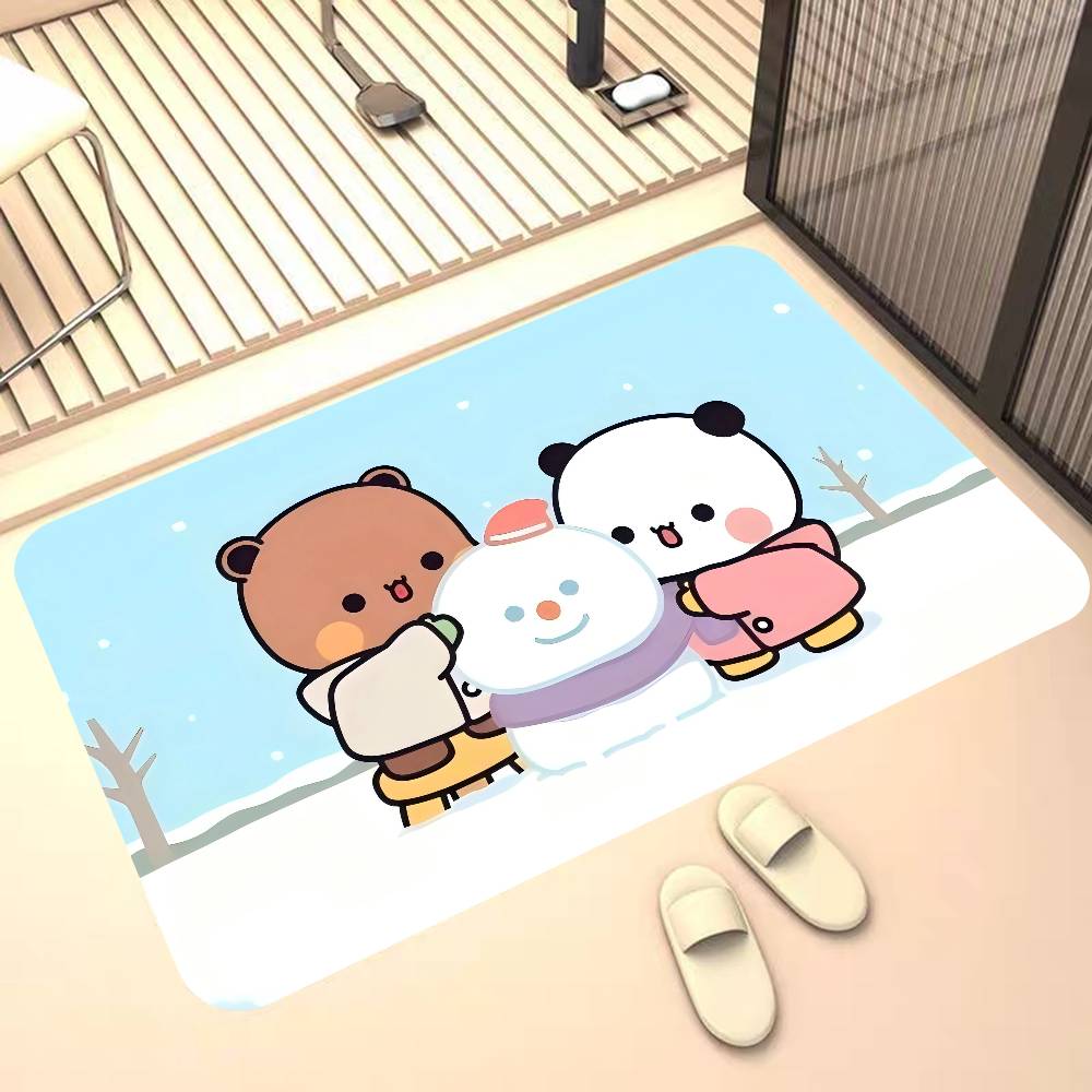 Dudu Bubu Cartoon Hallway Carpet Washable Non-Slip Living Room Sofa Chairs Area Mat Kitchen Doormat Area Rug