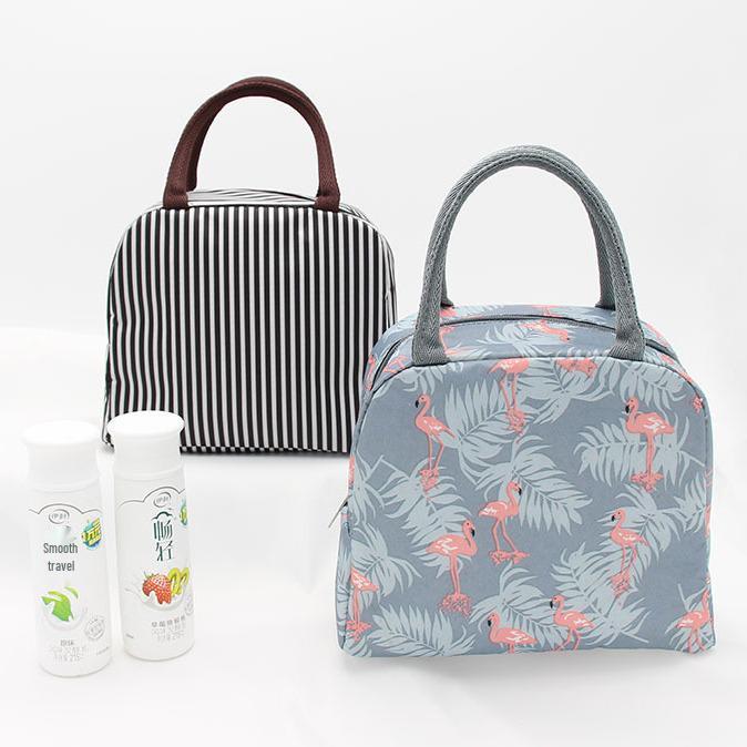 Aluminum Foil Insulated Bento Lunch Bag - Portable Lunch Box for Students