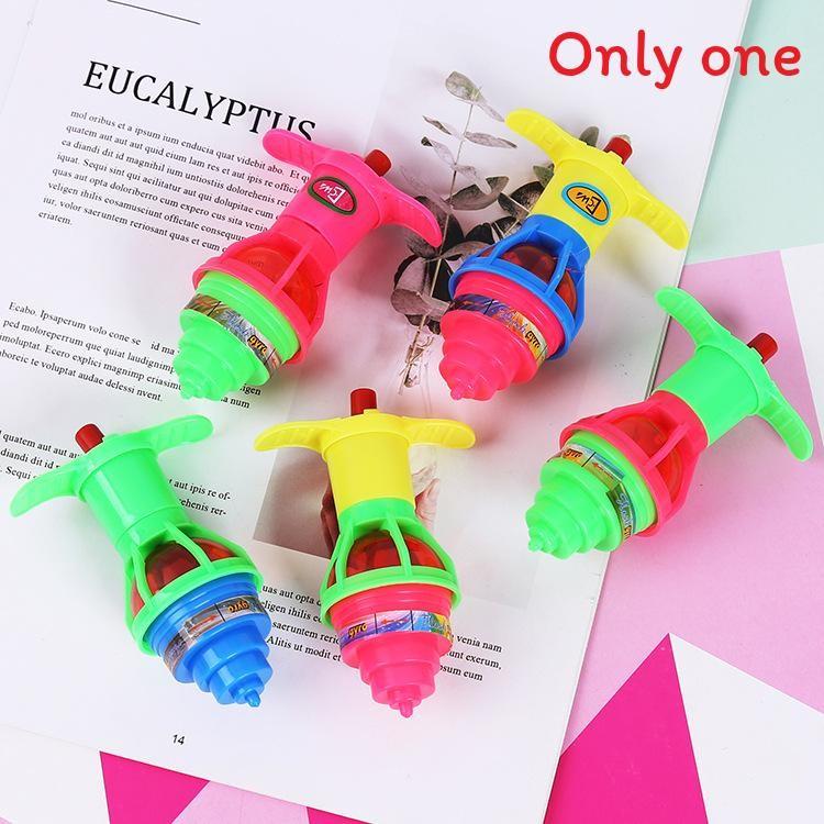 Childrens Rotation Flashing Gyroscope With Launcher For Party Rewards And