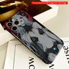 2DFlat Ethereal Goddess with Crimson Eyes and Blue Hair All inclusive film hard phone case, compatible with iPhone 18 Pro Max 17 16 15 14 13 12 11