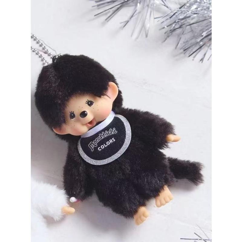 Neuer Anime Monchhichi Anhänger Plüschtier Cartoon Niedlicher Monchhichi Stehende Verwandlung Mehrere Plüschtiere Greifautomat Puppen