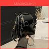 Pu Leather Saddle Bag For Women With Zipper Closure And Street Style For Daily Use