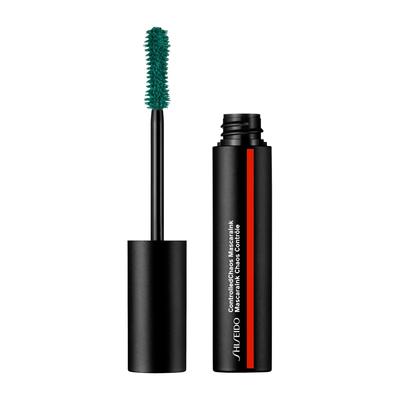 SHISEIDO Makeup Control Chaos Maskara Mürekkebi 04 EMERALD ENERGY 9g Maskara Fırçası Volume Rich Color Shiseido Resmi Mağazası