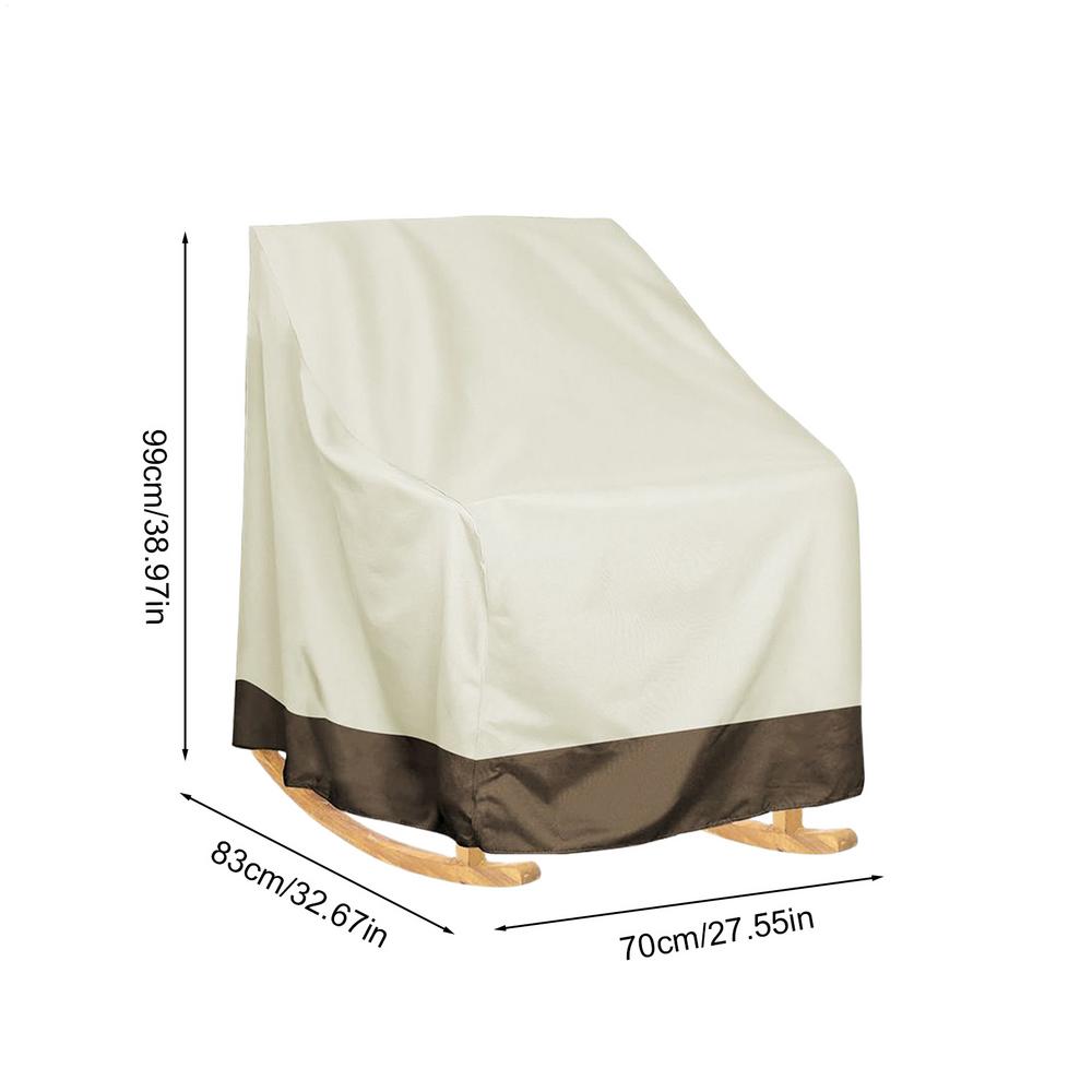 

Чехлы для уличных стульев Пылезащитный протектор для мебели Сверхпрочный чехол для кресла-качалки для улицы Кемпинг Веранда Газон Задний двор Палуба