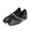 Barbara Leather Jewelry Mary Jane Pumps Bbg135bk