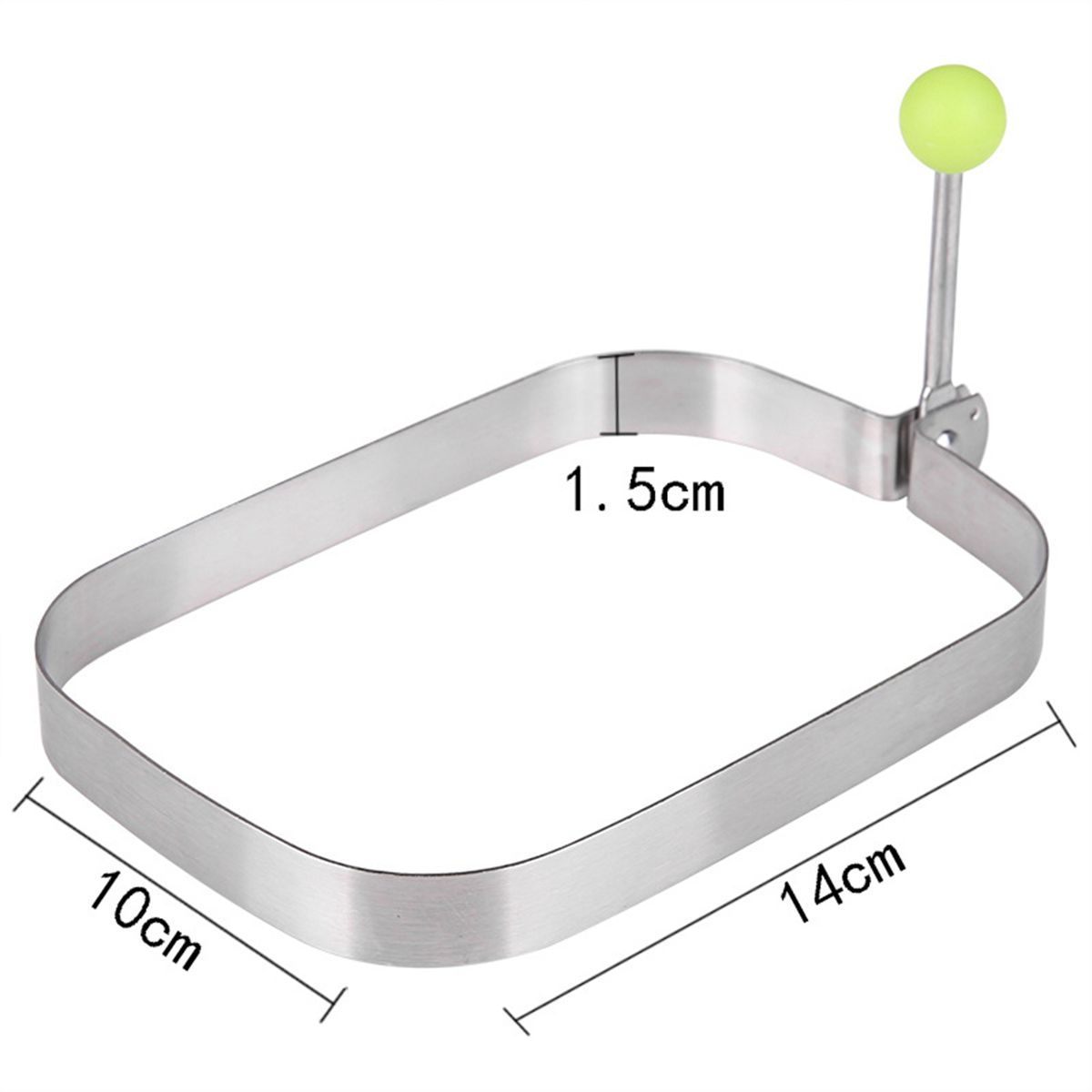 Pancake Stainless Steel Non-stick Cooking Pancake Shaper Egg Frying Mold Omelette Mould Egg Ring M