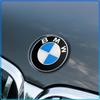 1x Car Emblem Badge Front Rear Trunk Logo Steering Wheel Wheel Hub Cap Sticker For BMW M Performance 1 3 5 7 Series M3 M4 M5 M6 X1 X3 X5 X6 X7 E30 E34