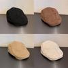 Solid Color Fashion Duckbill Hat With Breathable Suede Fabric For Women Casual