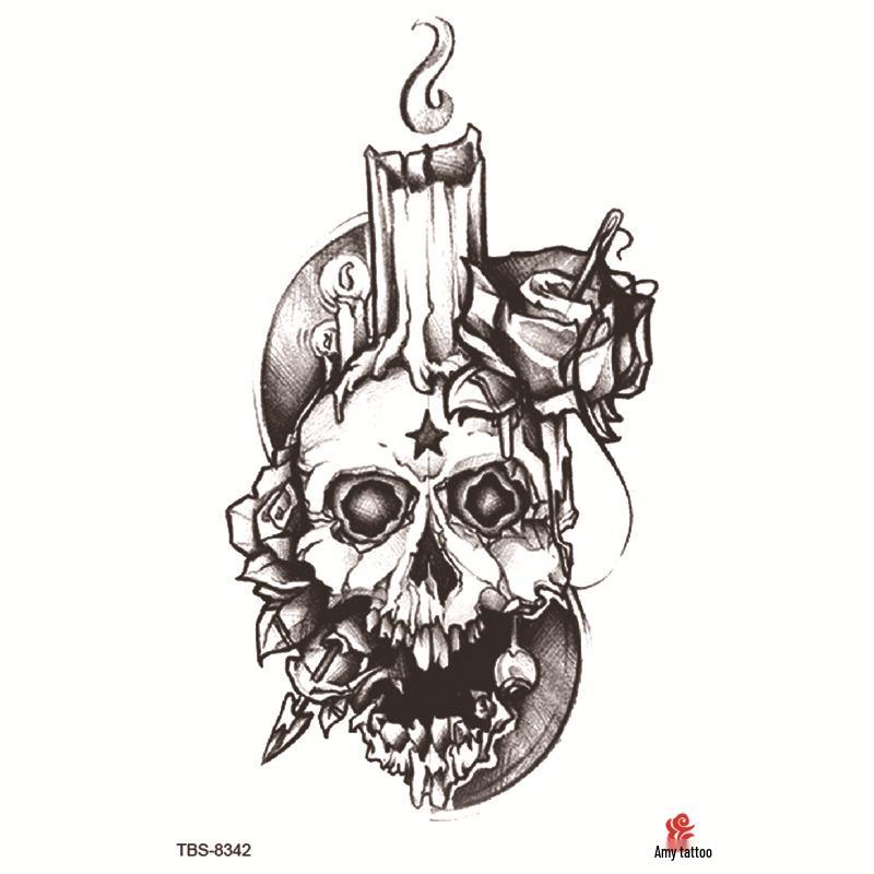 Set mic de tatuaje autocolante totem și simbol impermeabile pentru antebraț