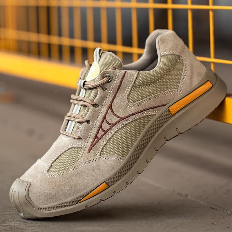 Unisex Breathable Soft-Soled Work Safety Shoes 36