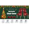 Christmas Chair Covers Stretch Washable Christmas Chair Protector Slipcovers For Kitchen Home Dining