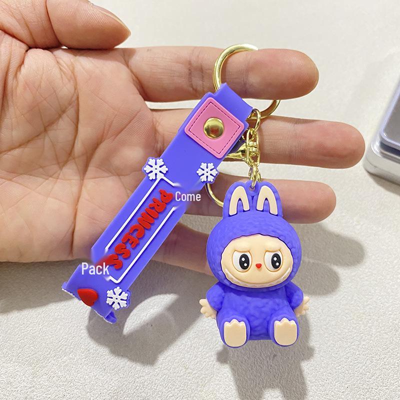 

Лабубу Милый Косплей Сидячая Поза Брелок для Ключей для Машины и Рюкзака