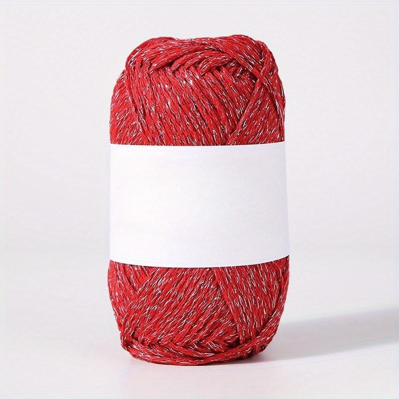 3.52oz Colorful Shiny Thread, Colorful Shiny Thread, Medium Thick Thread, Knitted Sweaters, Vests, Cushions And Other Crafts