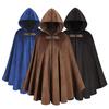 Kinder Renaissance Umhang Samt Kapuzenumhang Mittelalter Ritter Halloween Kostüm Cosplay Umhang Oberbekleidung