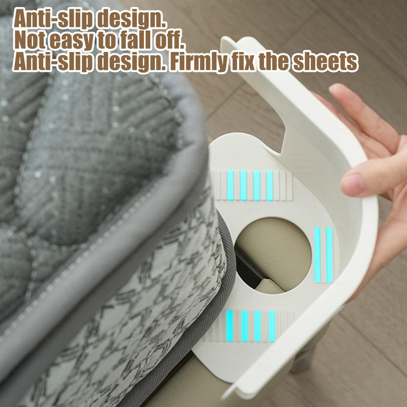 4PCS Invisible Bed Sheet and Bed Cover Fastener Invisible Quilt Sheet Holder Clips Single Quilt Cover Fixed Non-slip Clips