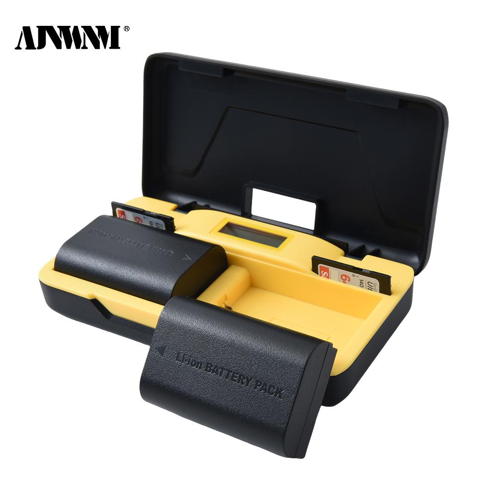 

Аккумулятор для камеры AJNWNM LP-E6 2850 мАч + зарядное устройство с ЖК-дисплеем для камеры Canon EOS 5DS R 5D Mark II 5D Mark III 6D 7D 80D EOS 5DS R