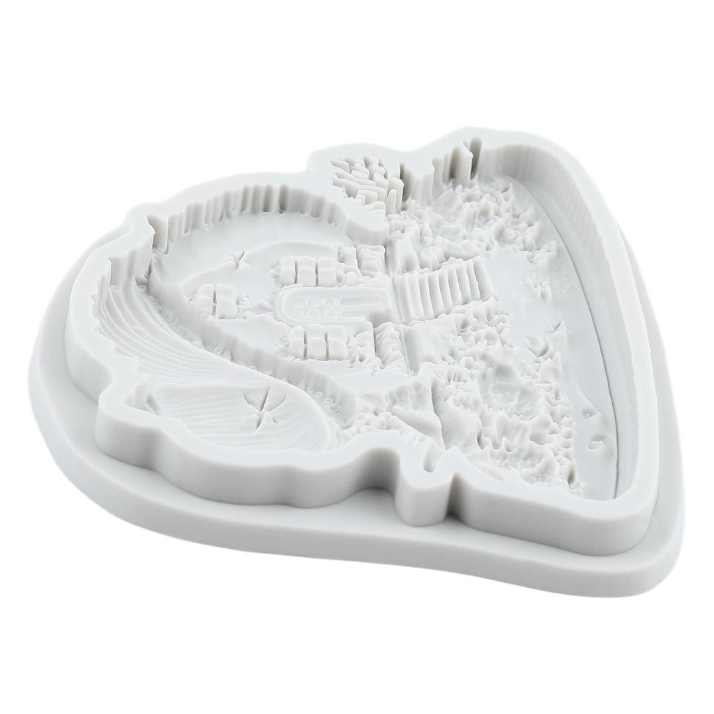 Shell House Silicone Mold Conch House Fondant Molds Cake Decorating Tools Theme Cake Dessert Decorated Chocolate Candy Mold