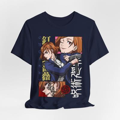 Nobara Kugisaki Grafik T-Shirt T-Shirt Tops - Trendiges Anime-Shirt, Unisex-Oberteil für Anime-Fans,