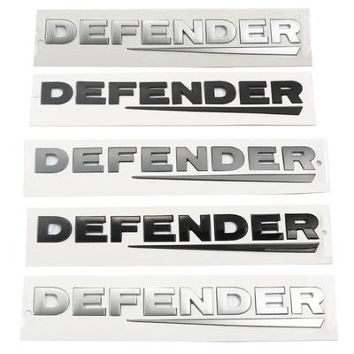 3D Yükseltilmiş ABS Harfler Defender Arka Bagaj Kapağı Amblem Rozeti Etiketler Çıkartmaları L/ve R/over Defender Araba Styling Aksesuarları