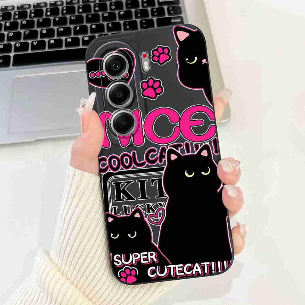 For Tecno Camon 40 Pro 5G 6.78" Case Cartoon Panda Astronaut Soft Silicone Matte Cover For Tecno Camon 40PRO 5G Phone Shell