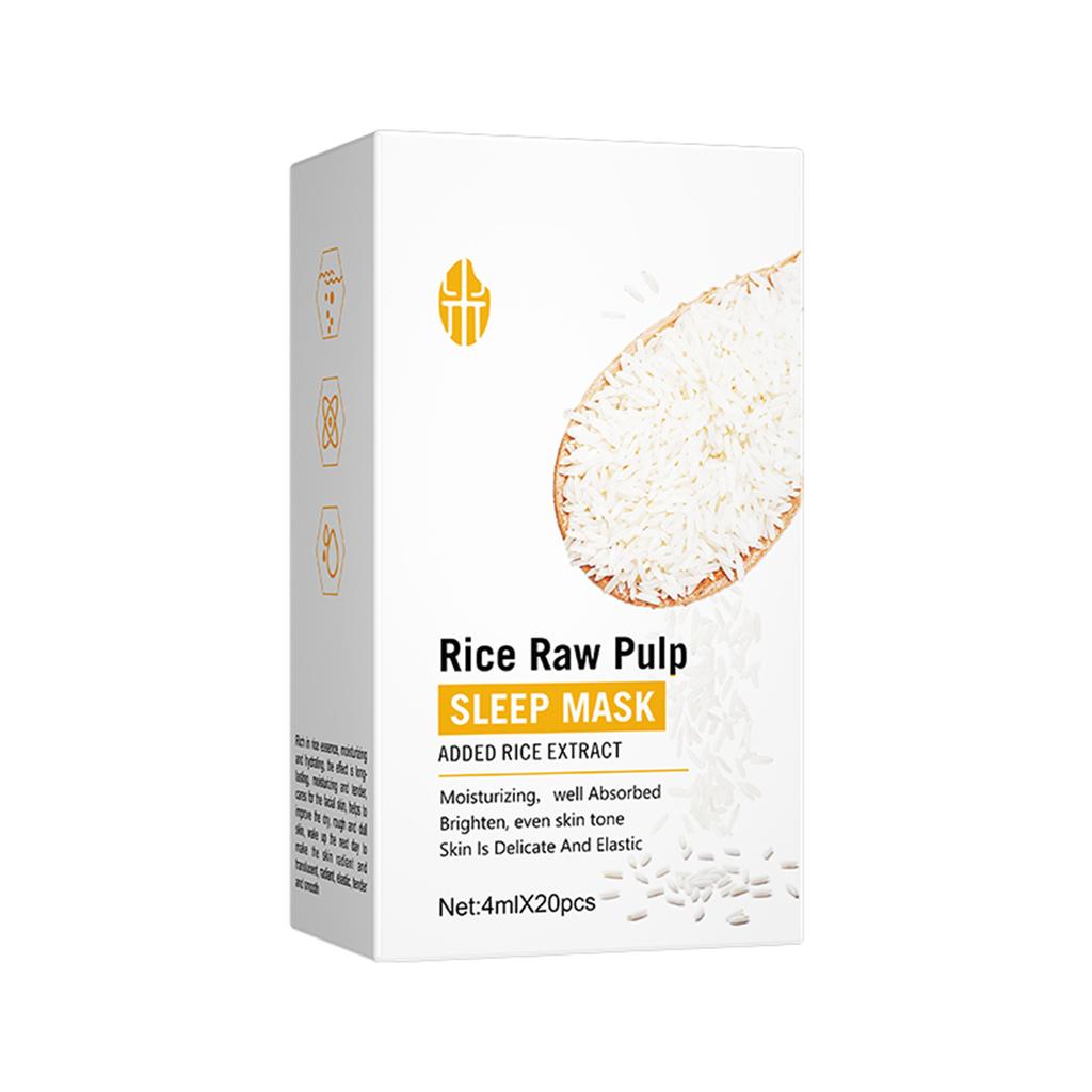 Rice Milk Facial Sleeping MaskIt Is Moisturizing And Non-greasy  Easily Absorbed  Replenishes Moisture80ml