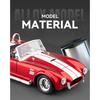 1/24 Ford Shelby Cobra 427 S/C Alloy Model Car Toy Diecasts Casting Sound and Light Car Toys for Children Vehicle