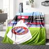 FC Bayern München Trikot Decken Flanell Bedruckt Atmungsaktiv Warm Überwurfdecke für Zuhause Büro Bettwäsche 0708a121
